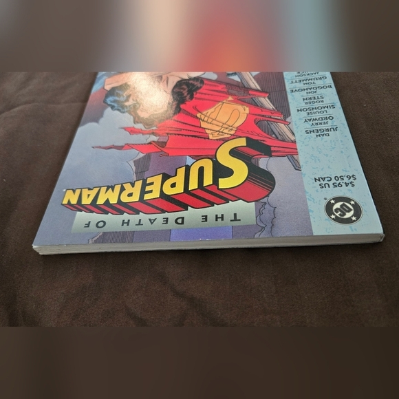 THE DEATH OF SUPERMAN TPB 1993 1st EDITION HIGH GRADE - Picture 6 of 9
